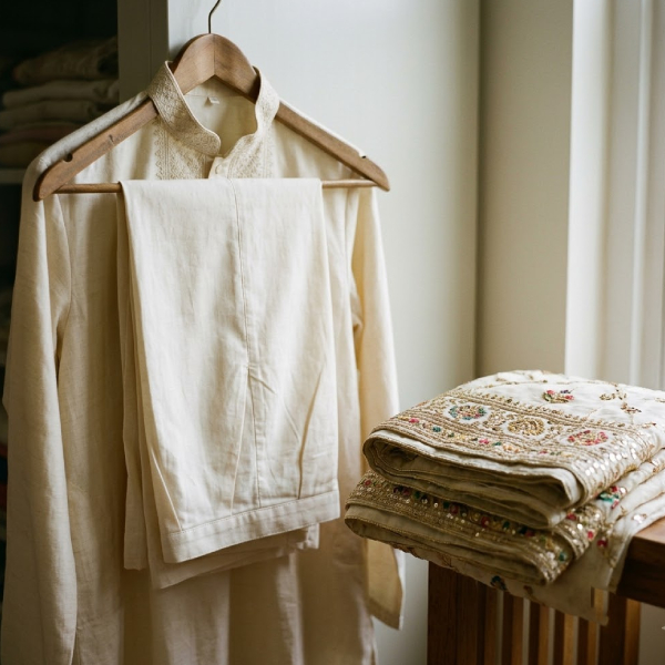 A neatly pressed kurta